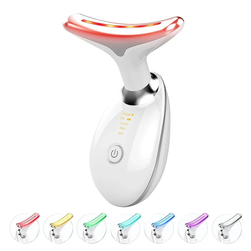7-Color LED Photon Neck & Face Lifting Device