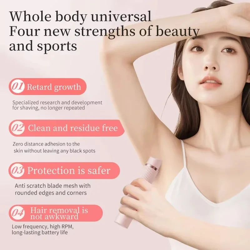 2-in-1 Waterproof Electric Bikini Trimmer