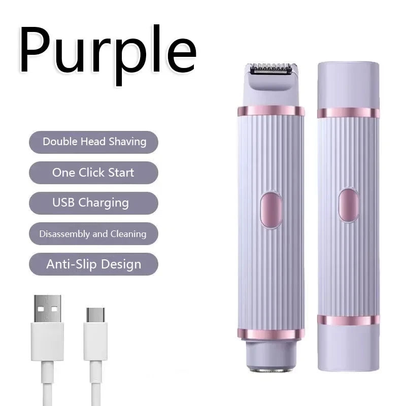 2-in-1 Waterproof Electric Bikini Trimmer