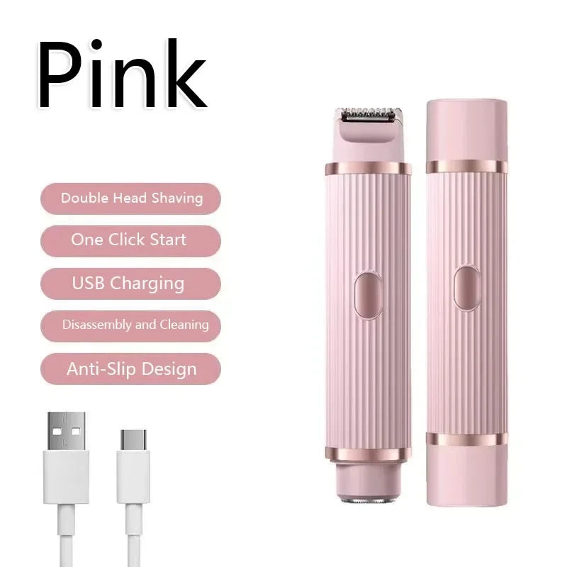 2-in-1 Waterproof Electric Bikini Trimmer