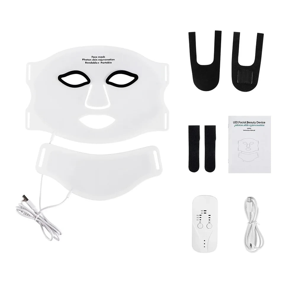 LED Light Therapy Face & Neck Mask