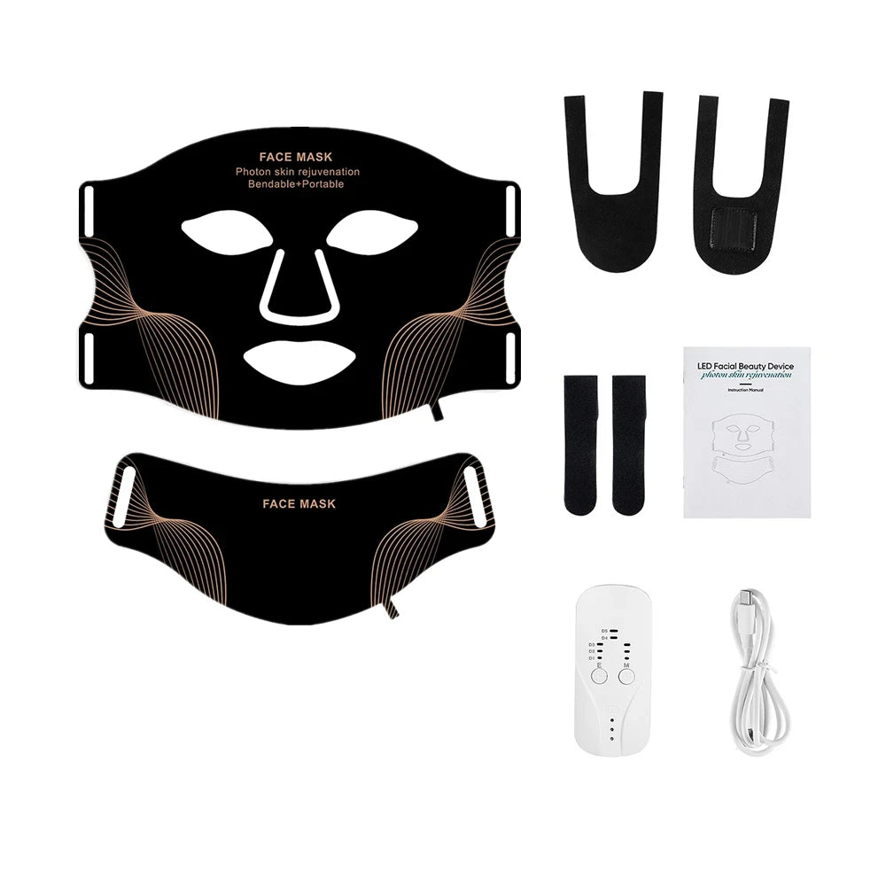 LED Light Therapy Face & Neck Mask
