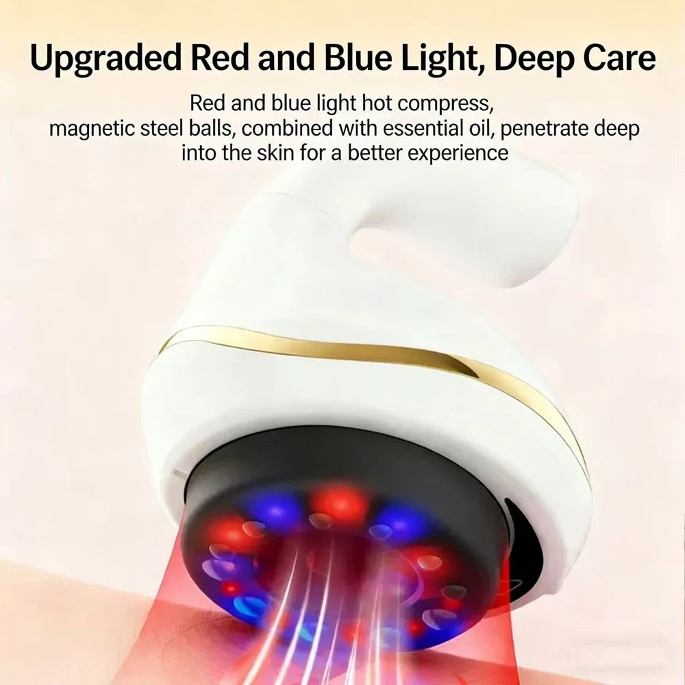 Heated Electric Cupping Massager with LED Light Therapy