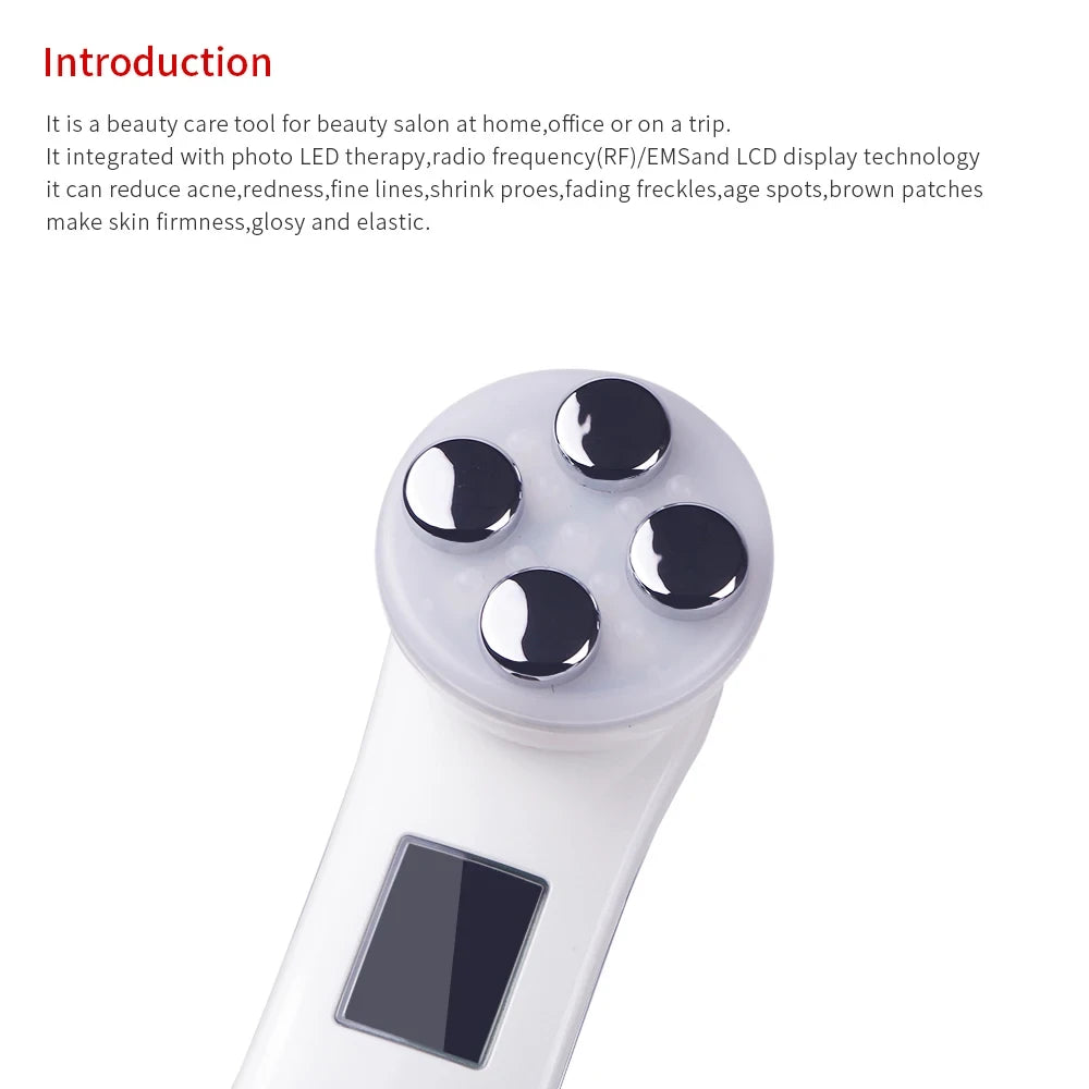 5-in-1 LED Photon Skin Tightening & Lifting Wand