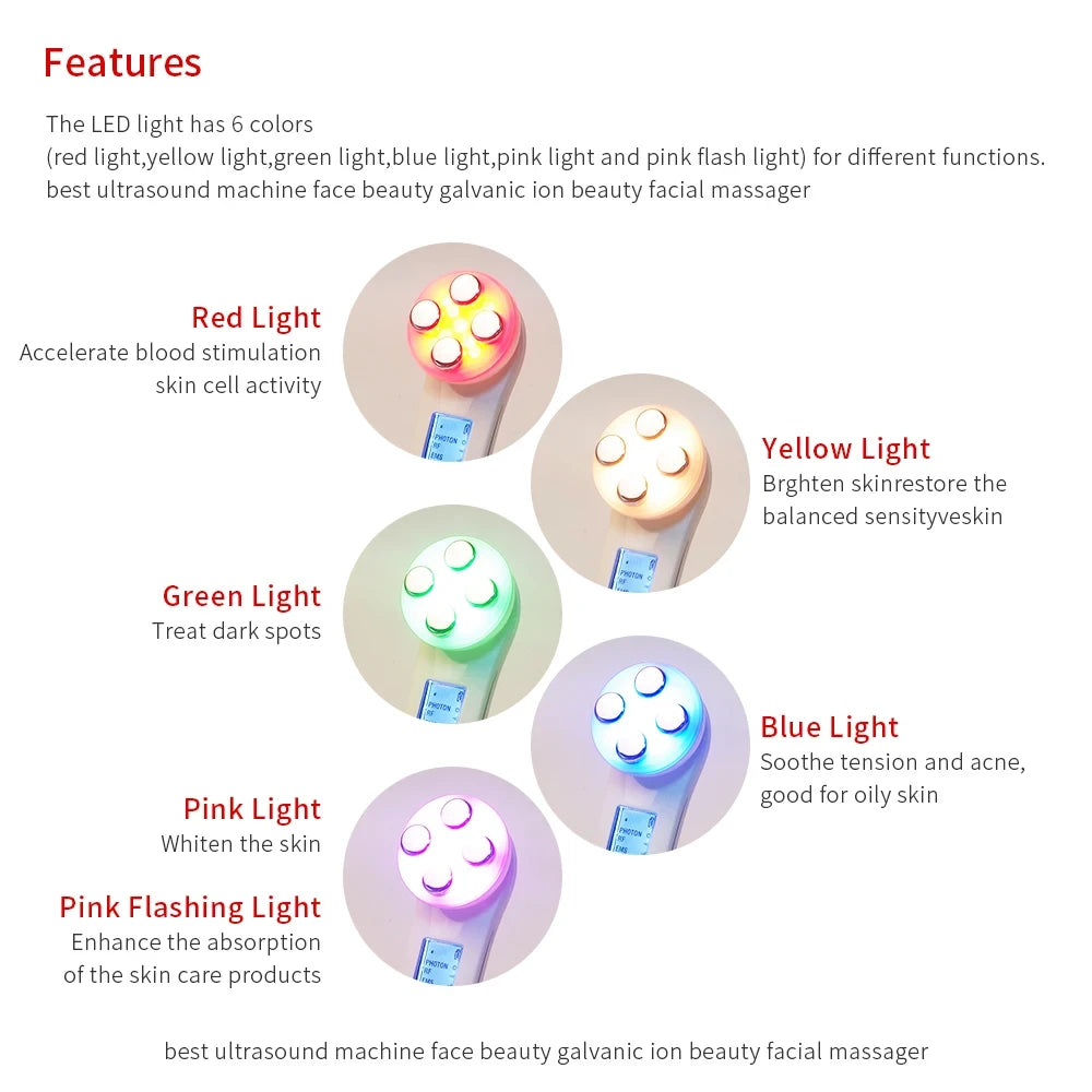 5-in-1 LED Photon Skin Tightening & Lifting Wand
