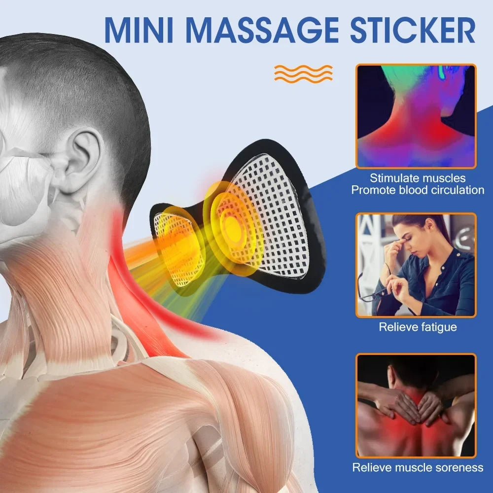 Portable EMS Muscle Massager | 8 Modes & 19 Intensity Levels