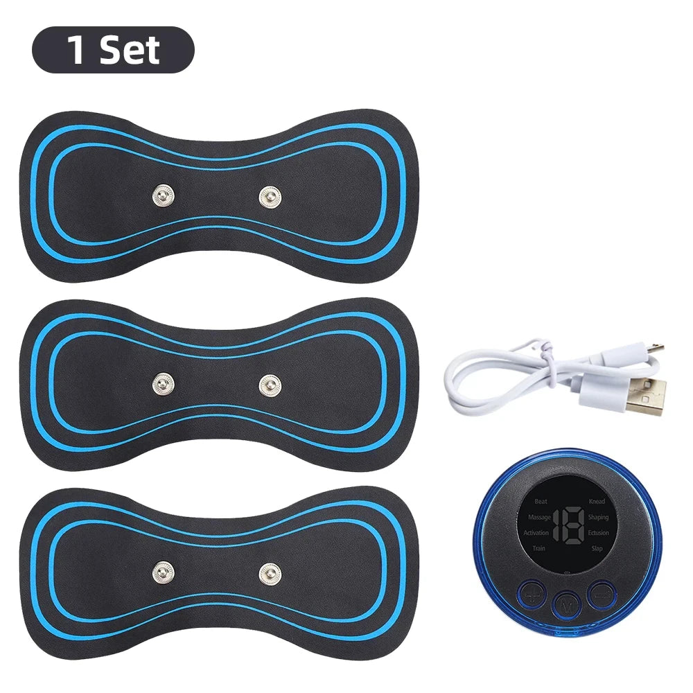 Portable EMS Muscle Massager | 8 Modes & 19 Intensity Levels