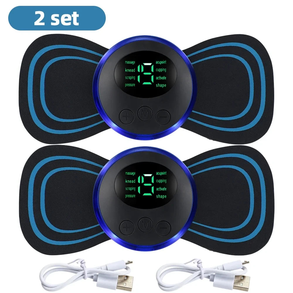 Portable EMS Muscle Massager | 8 Modes & 19 Intensity Levels