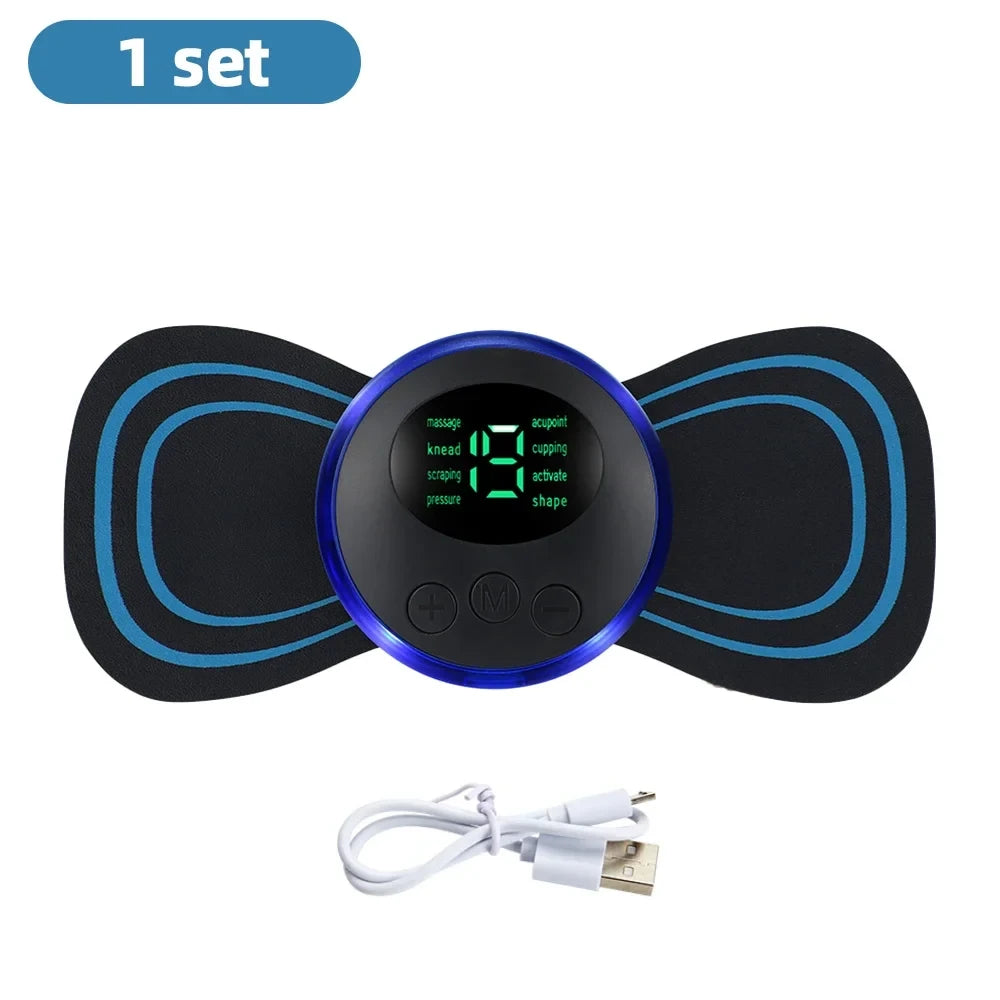 Portable EMS Muscle Massager | 8 Modes & 19 Intensity Levels