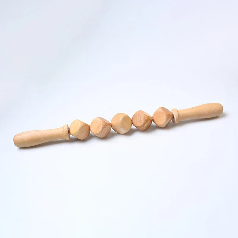 Wooden Maderotherapy Body Massage Tool Set