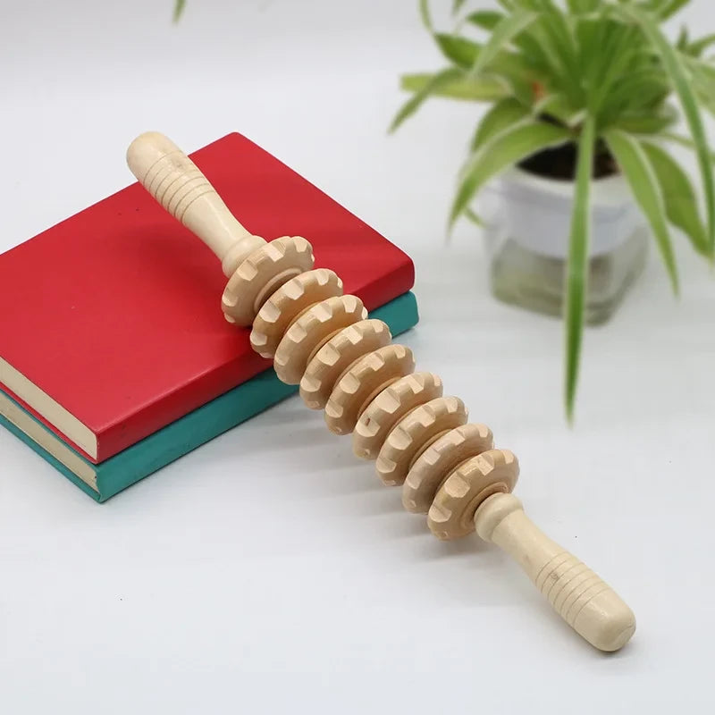Wooden Maderotherapy Body Massage Tool Set