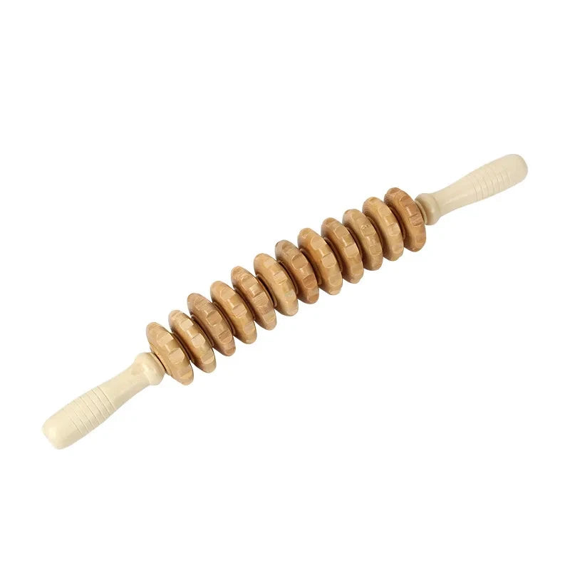 Wooden Maderotherapy Body Massage Tool Set
