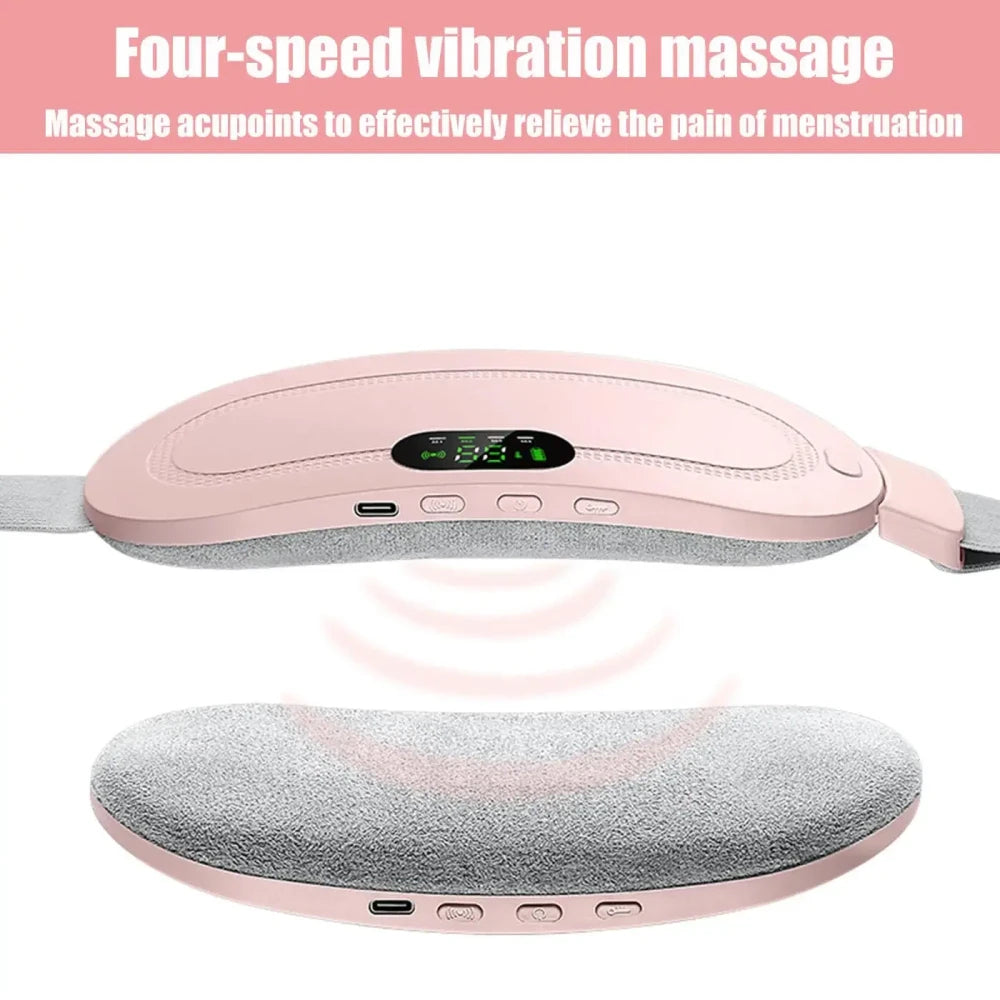 Wearable Heated Waist Massager | Period Cramp & Back Pain Relief