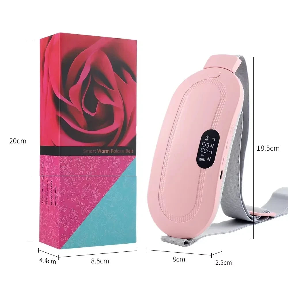 Wearable Heated Waist Massager | Period Cramp & Back Pain Relief