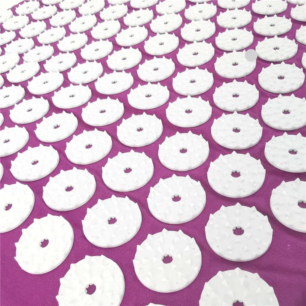 Acupressure Mat & Neck Pillow Set | Back Pain & Sleep Relief