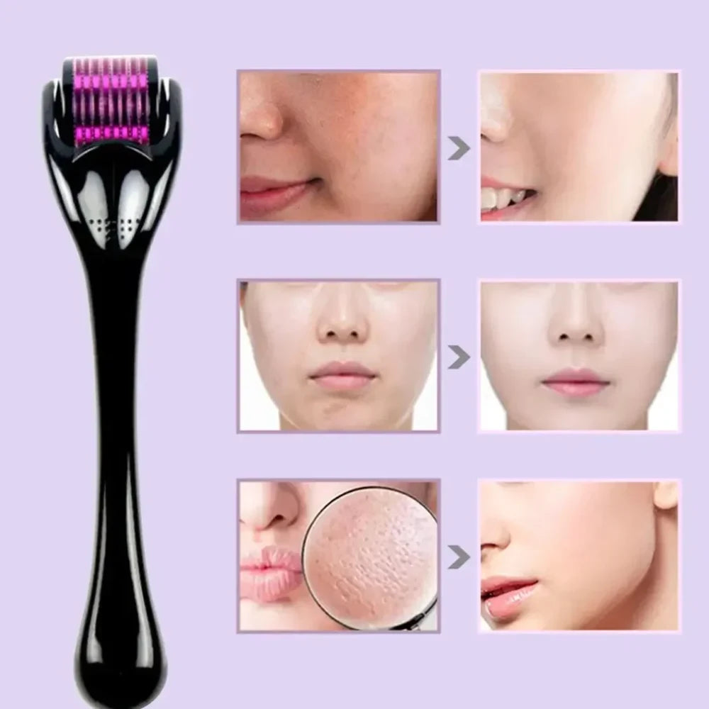Micro-Needle Facial Derma Roller | Collagen Boost & Serum Absorption