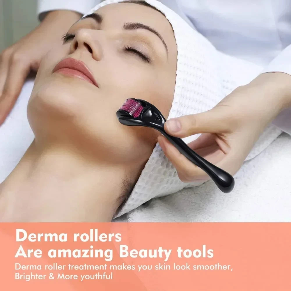 Micro-Needle Facial Derma Roller | Collagen Boost & Serum Absorption
