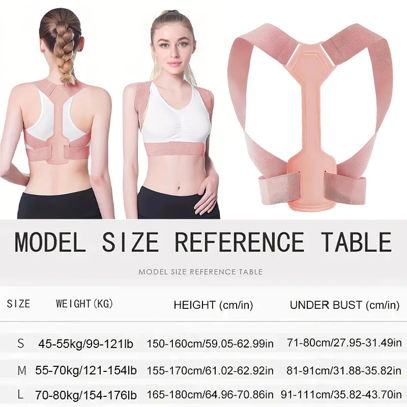 Posture Corrector Belt – Breathable Back & Shoulder Support | Own Your Glow