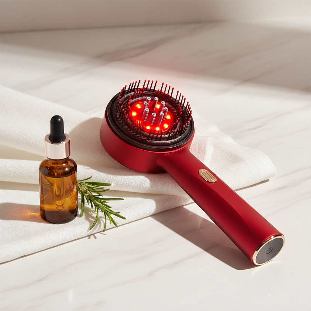 3-in-1 Red Light Scalp Massager - Luxe Lifestyle