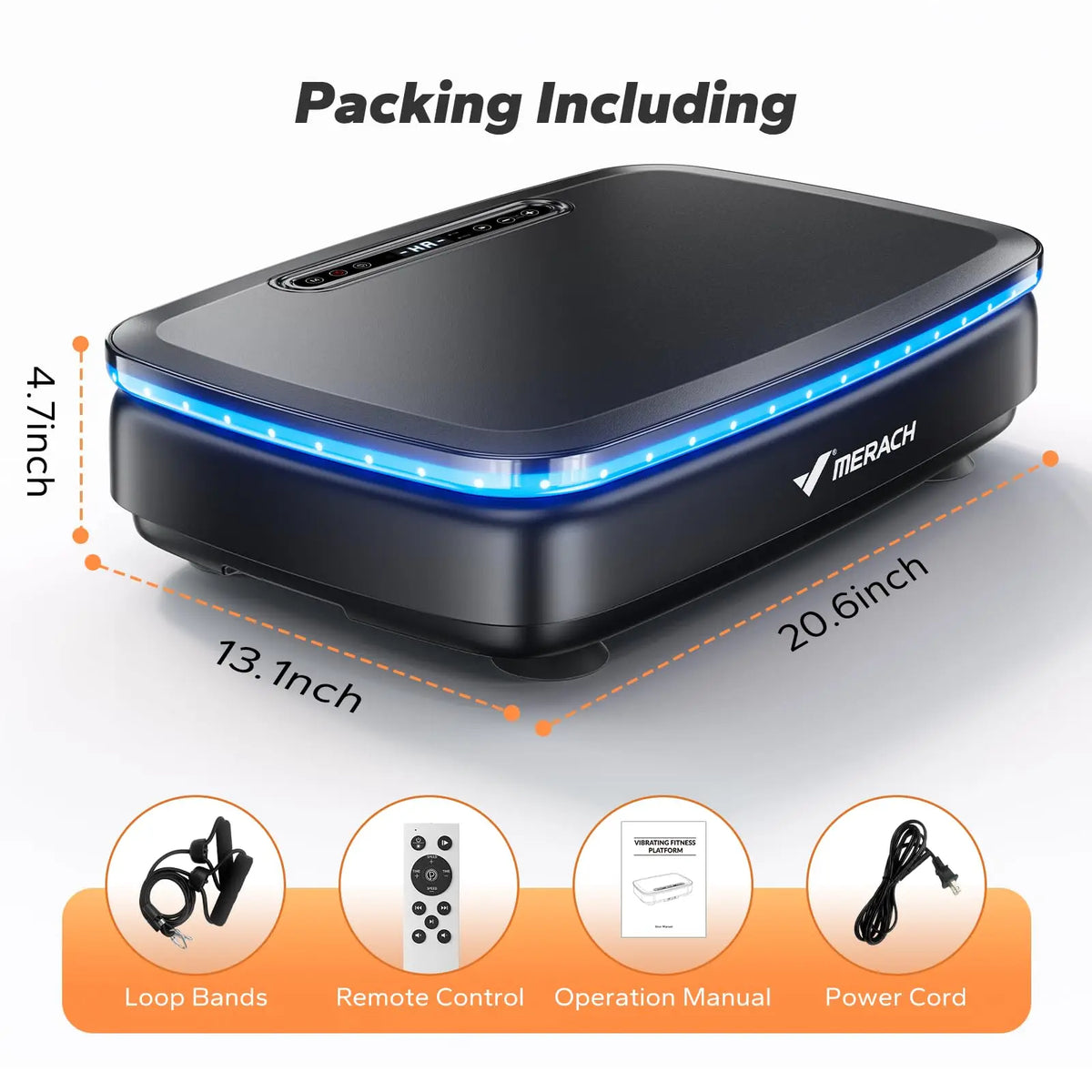 Vibration Plate – Whole Body Fitness Machine with Bluetooth & LED Lights | Own Your Glow