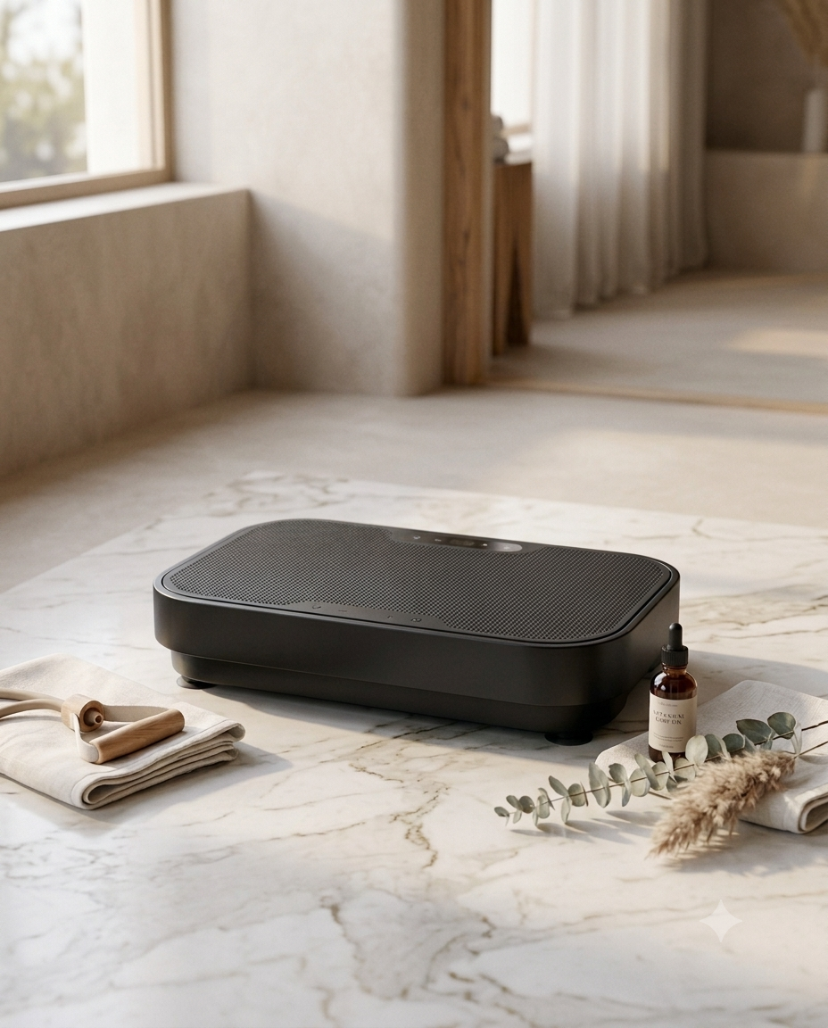 Vibration Plate – Whole Body Fitness Machine with Bluetooth & LED Lights | Own Your Glow