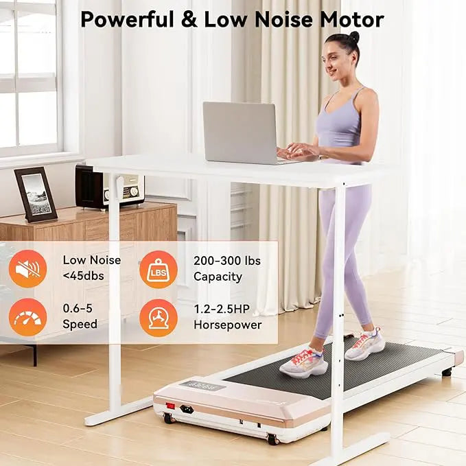 Under Desk Treadmill – Quiet Walking Pad with App & Remote Control | Own Your Glow