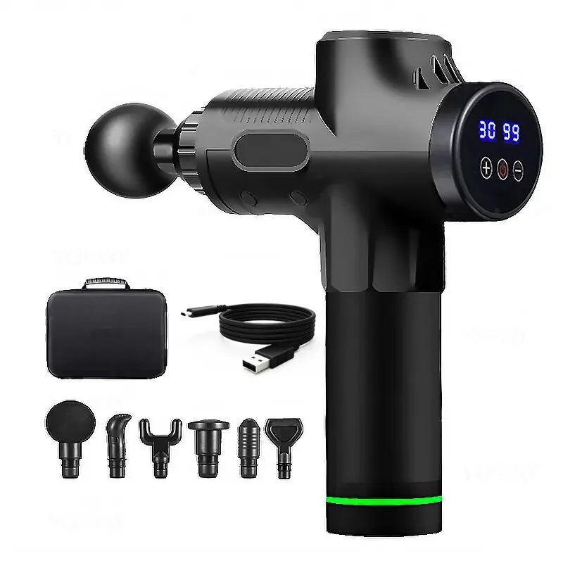 Deep Tissue Massage Gun – Quiet 99-Level Percussion Muscle Massager | Own Your Glow