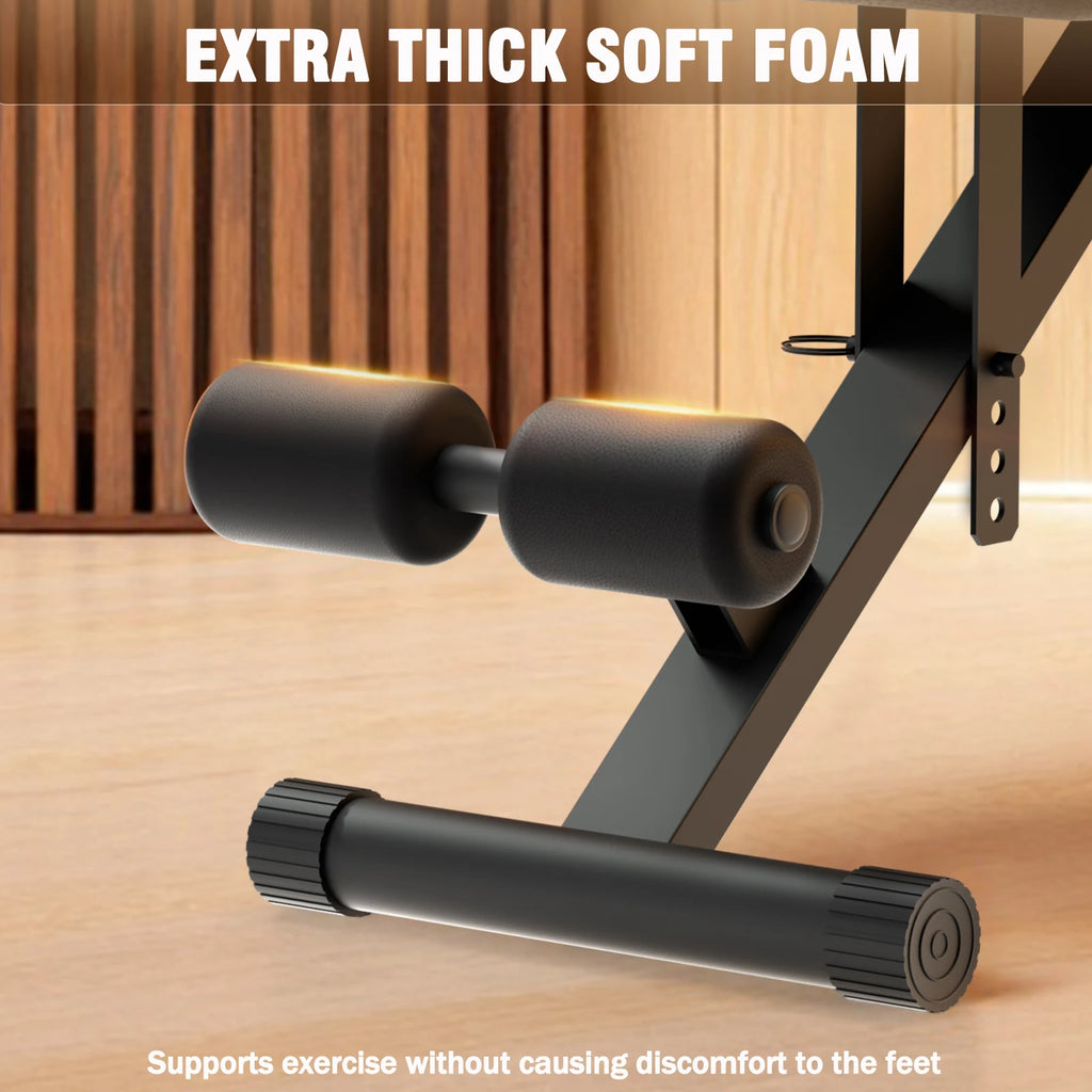 Adjustable Weight Bench – Foldable Incline & Decline Bench, 1,000 lb Capacity | Own Your Glow