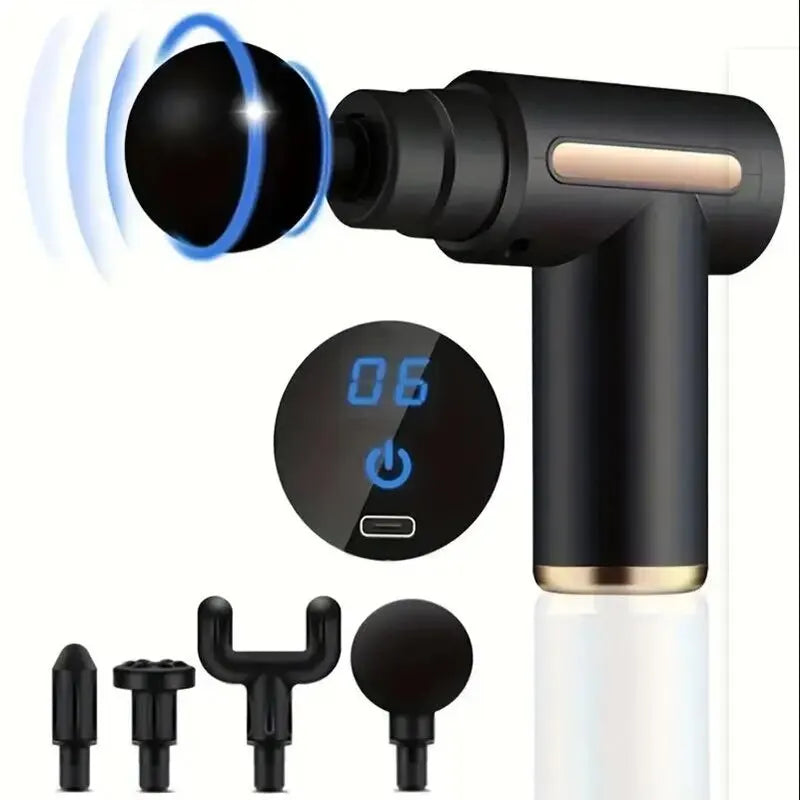 Deep Tissue Massage Gun – Quiet 99-Level Percussion Muscle Massager | Own Your Glow