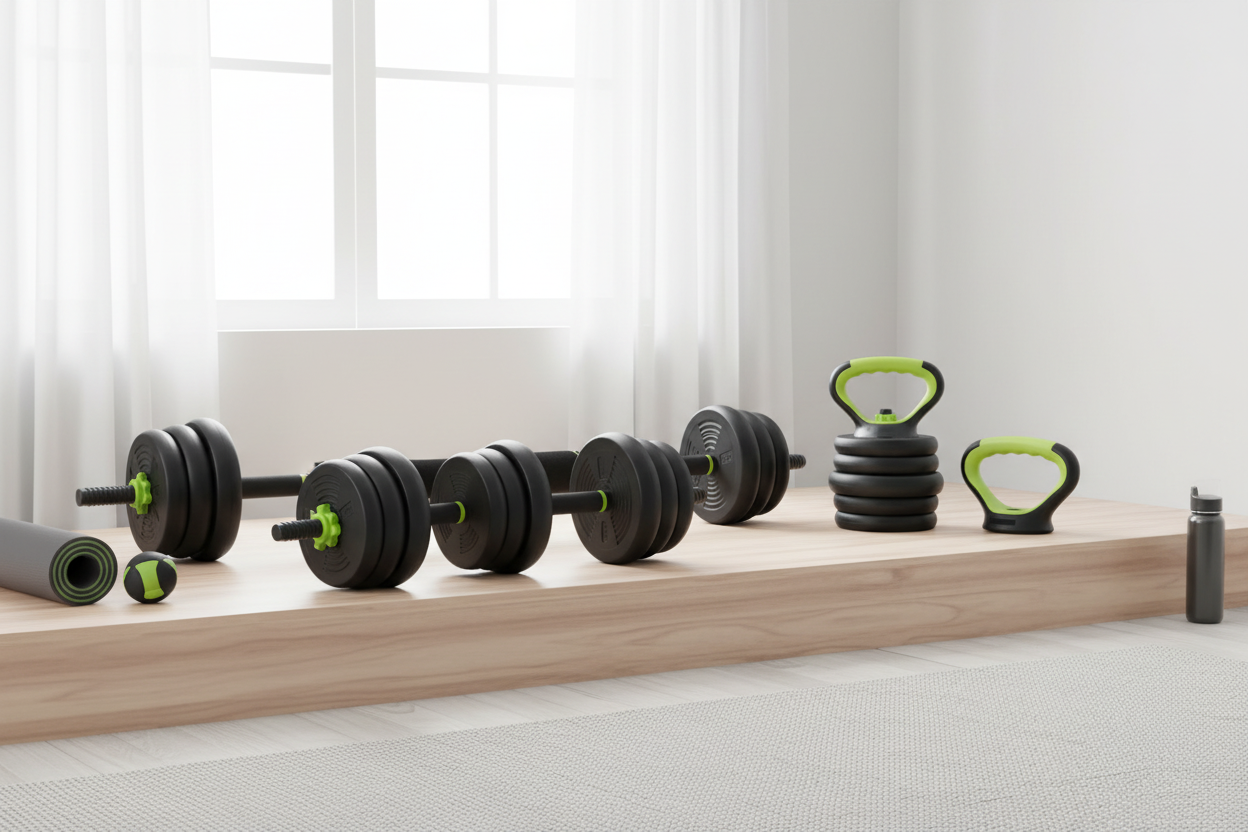 Adjustable Dumbbell Full Set Hero