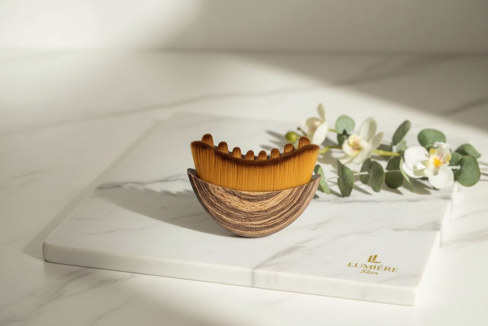 Lymphatic Contour Face Brush - Lifestyle Hero