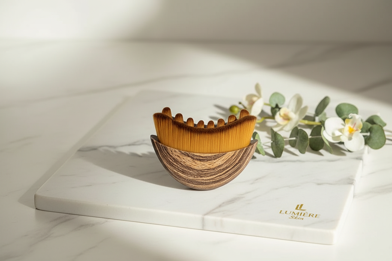 Lymphatic Contour Face Brush - Lifestyle Hero