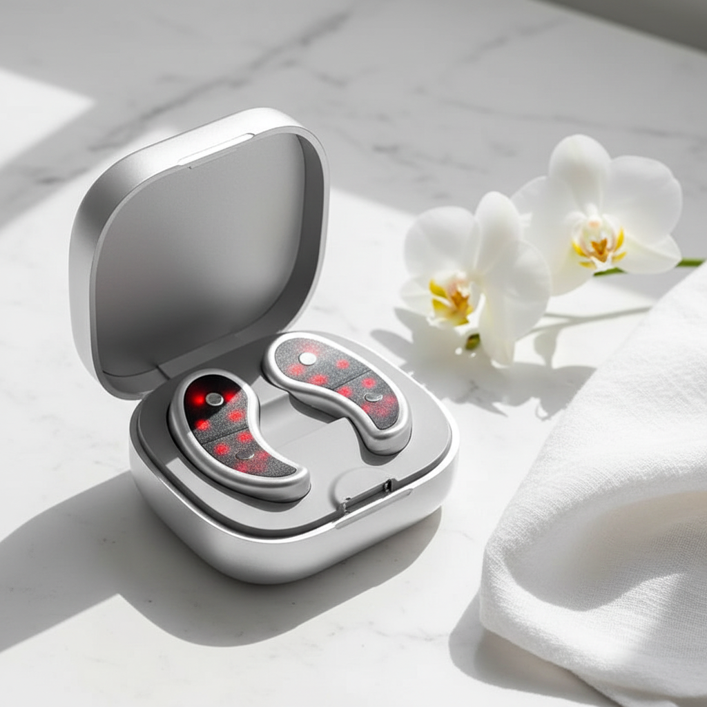 Microcurrent Red Light Eye Massager - Clean Luxe