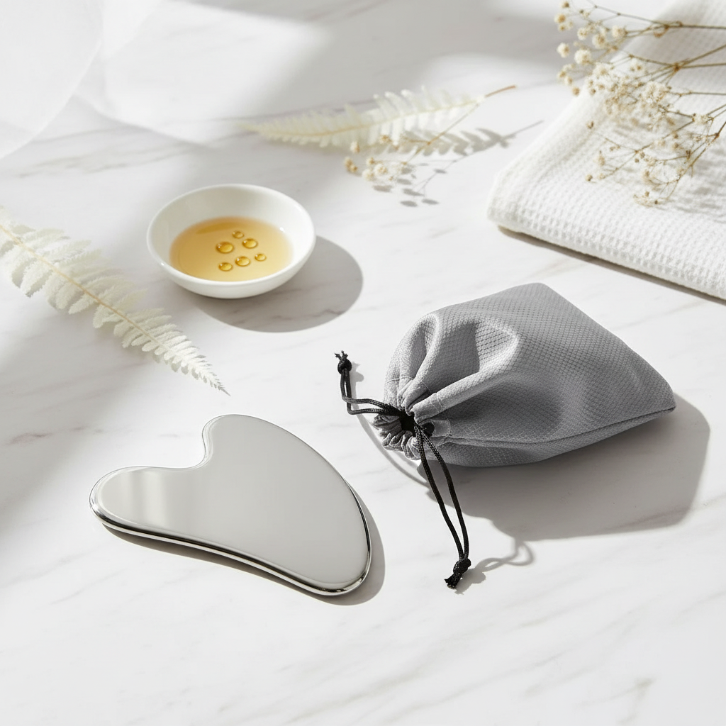 Stainless Steel Gua Sha Scraper - Luxe Lifestyle